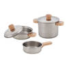 Goki Cooking set, 2 pots and 1 pan ø high pot 9 cm