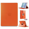 HEM iPad Hoes geschikt voor iPad 2 / 3 / 4 - Oranje - 9,7 inch - Draaibare hoes - iPad 2/3/4 hoes - Met Stylus Pen