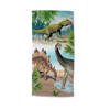 Good Morning Kinder Strandlaken Velours Dino 75x150cm - multi