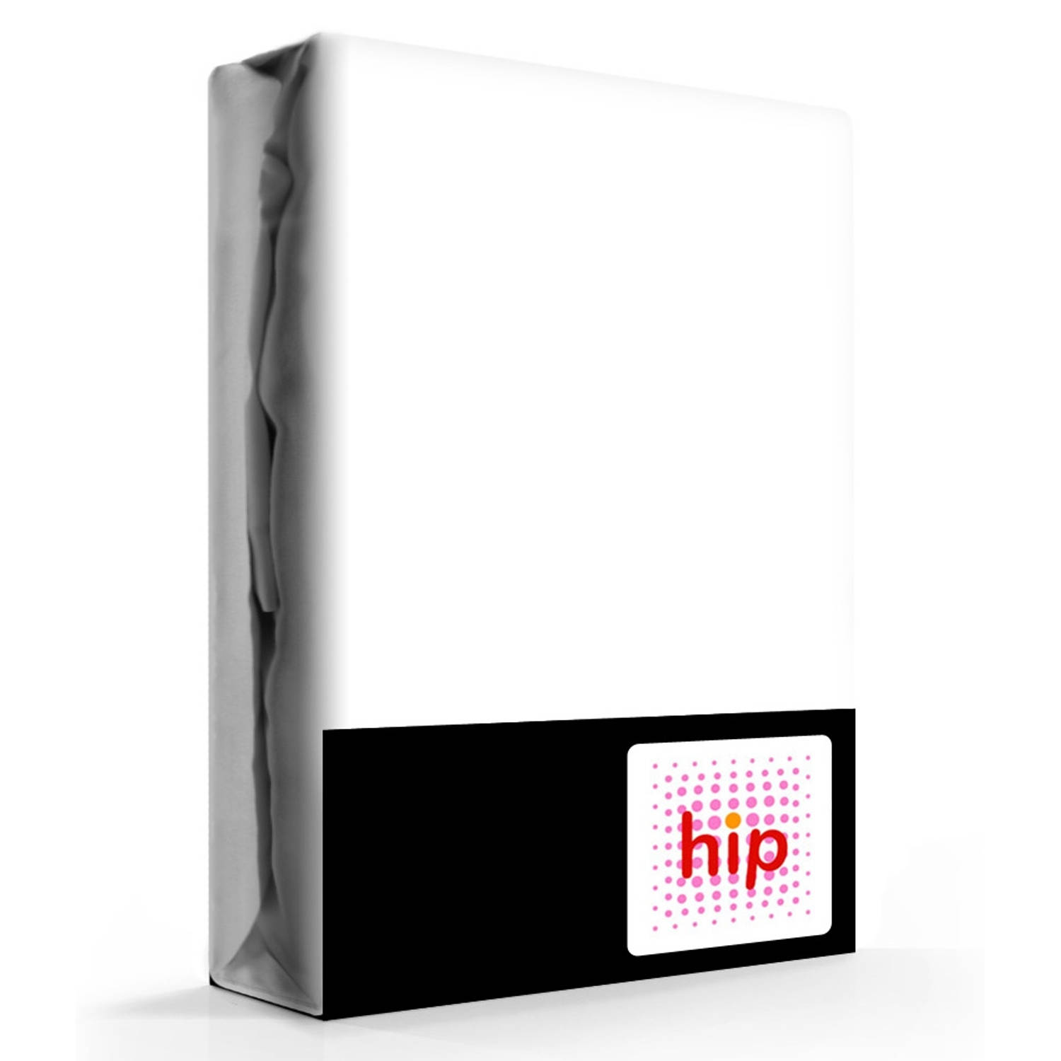 HIP Hoeslaken Satijn Wit-1-persoons (100x200 cm)