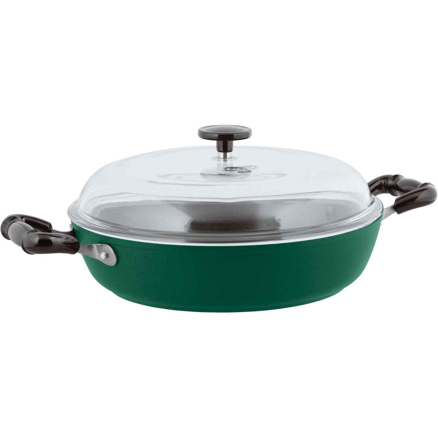 Sauteerpan vintage groen 28 cm incl deksel sambonet