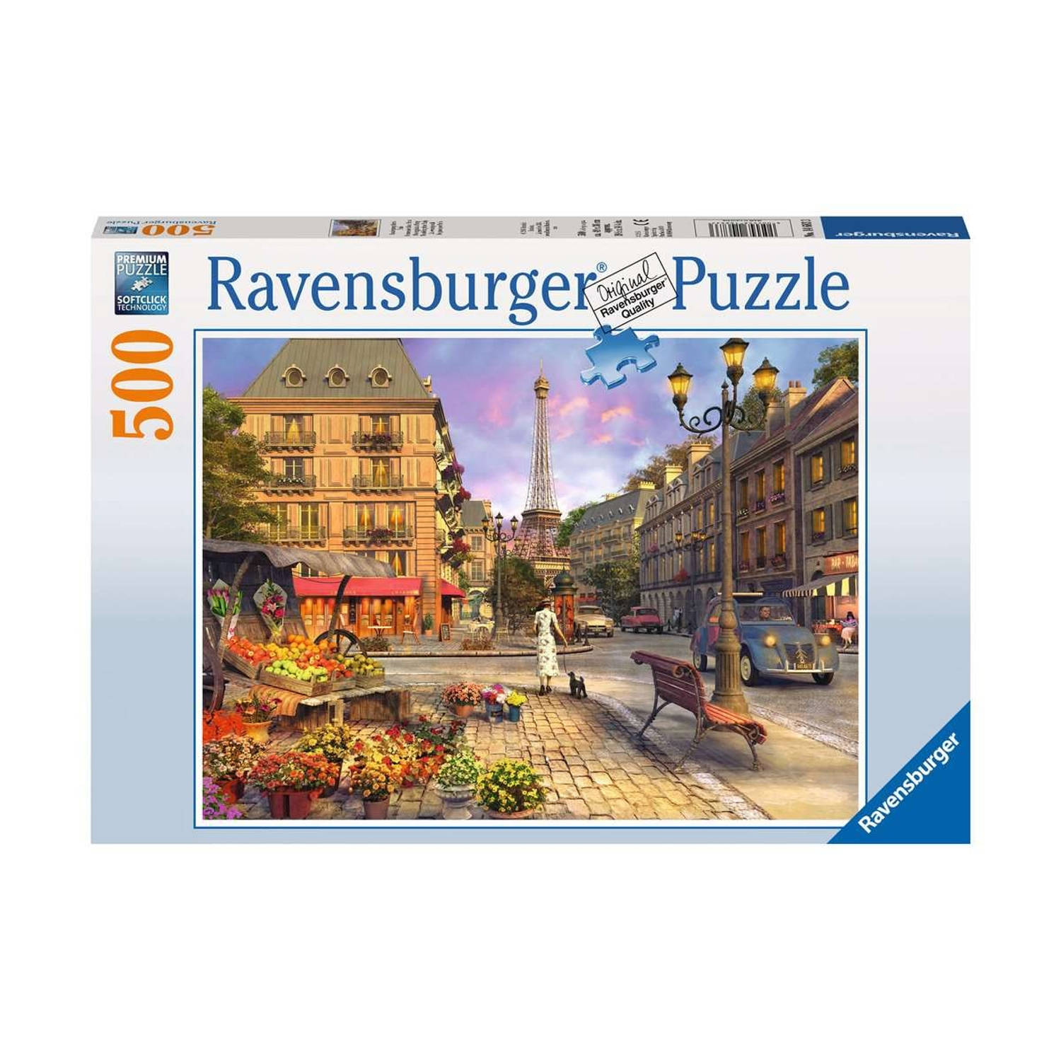 Ravensburger puzzel wandeling door Parijs 500 stukjes