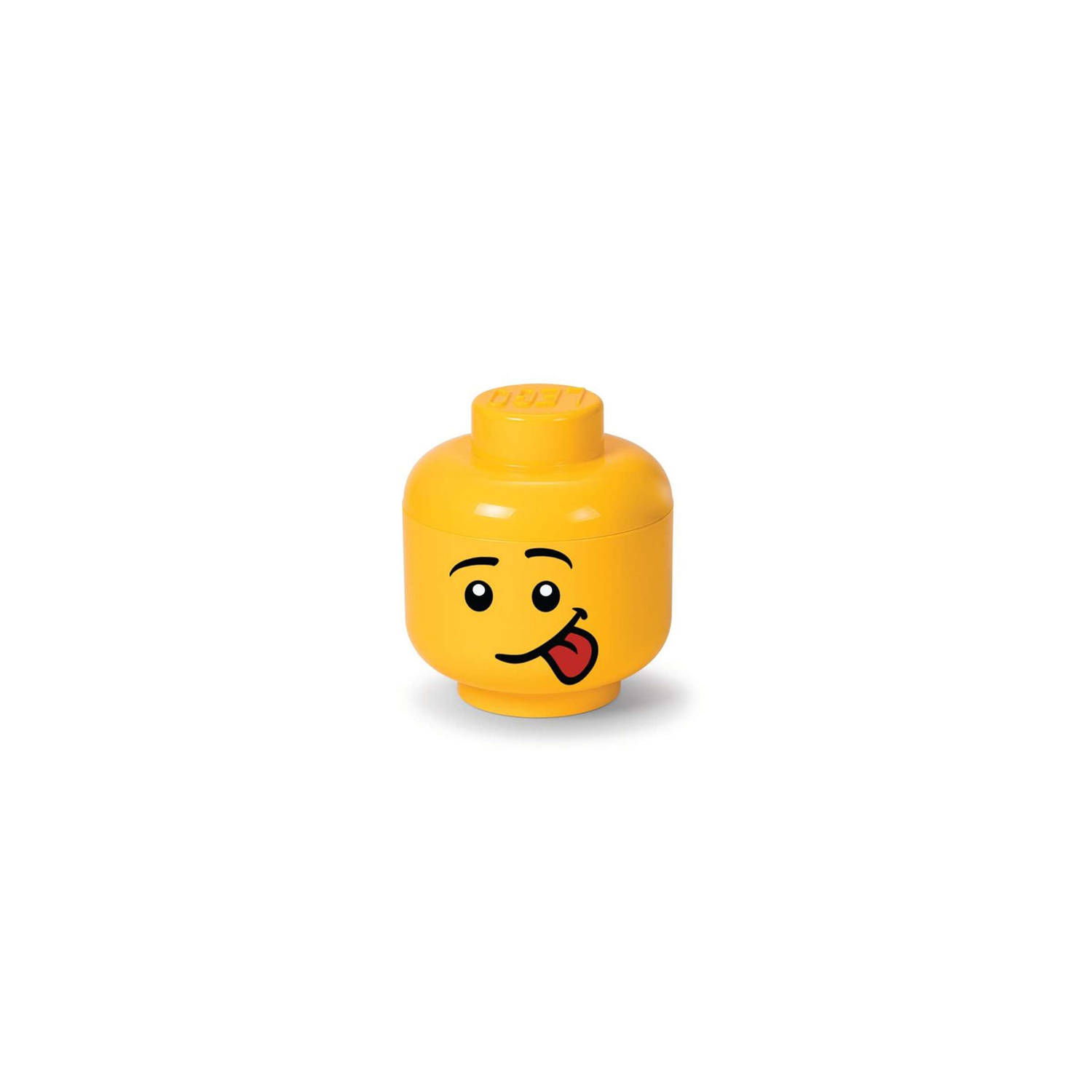 Opbergbox Lego: head boy silly small