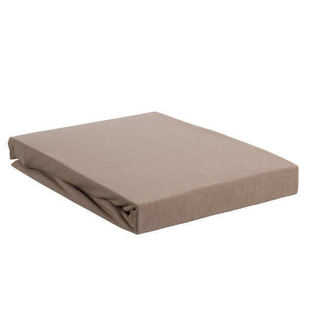 Beddinghouse Jersey-Lycra Hoeslaken Taupe-70/80 x 200/220 cm