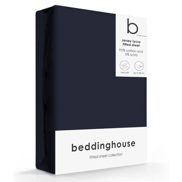 Beddinghouse Jersey-Lycra Hoeslaken Indigo-70/80 x 200/220 cm