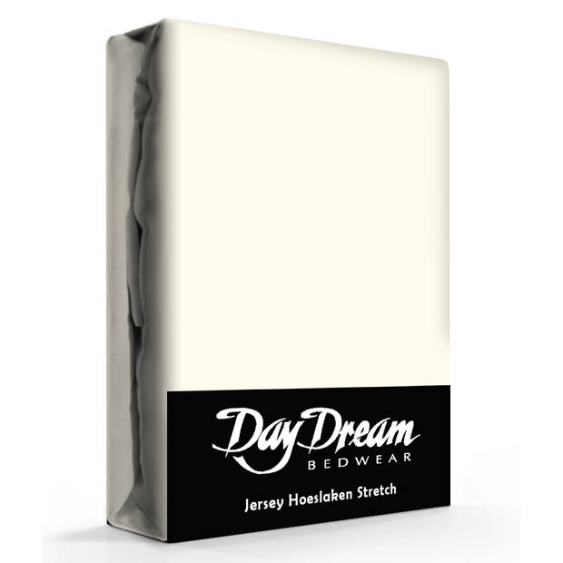 Day Dream Jersey Hoeslaken Ecru-180 x 200 cm