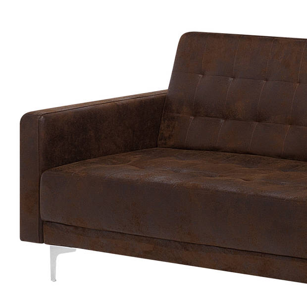 Beliani ABERDEEN - Modulaire Sofa-Bruin-Kunstleer