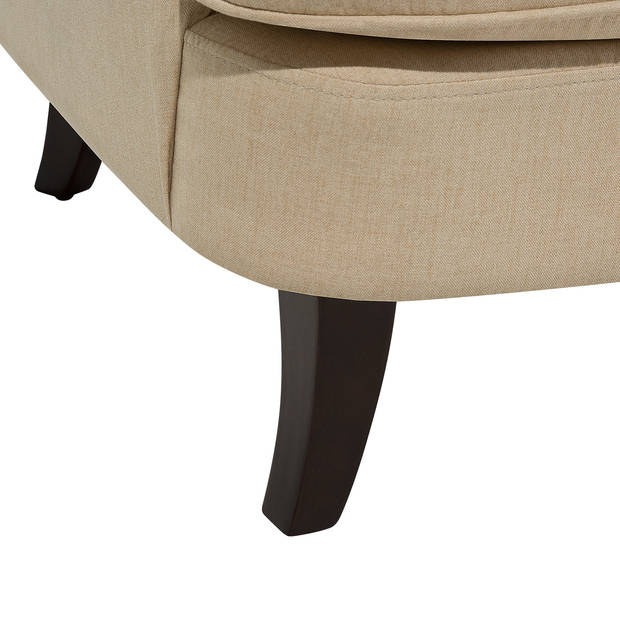 Beliani VIBORG II - Fauteuil-Beige-Polyester