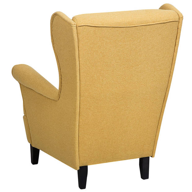 Beliani ABSON - Fauteuil-Geel-Polyester