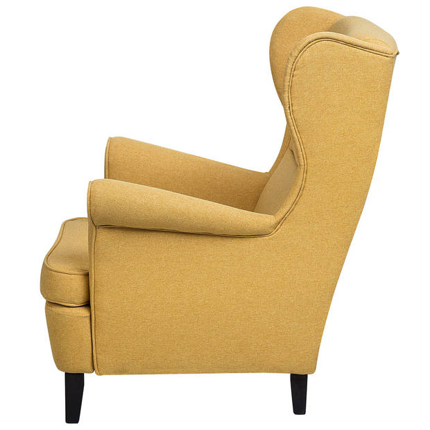 Beliani ABSON - Fauteuil-Geel-Polyester