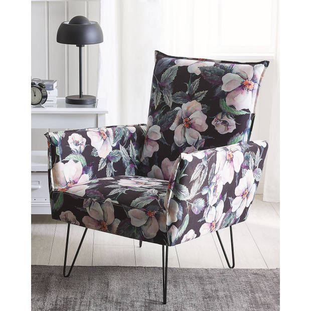 Beliani RIBE - Fauteuil-Multicolor-Polyester