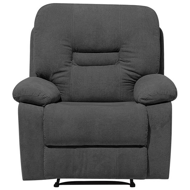 Beliani BERGEN - Fauteuil-Grijs-Polyester