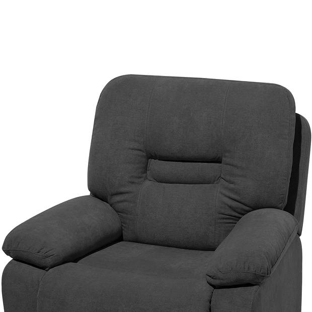 Beliani BERGEN - Fauteuil-Grijs-Polyester