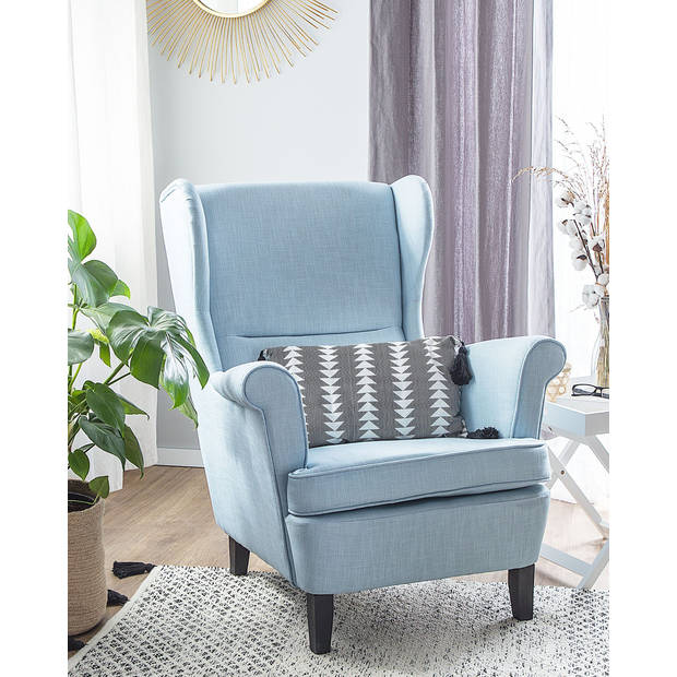 Beliani ABSON - Fauteuil-Blauw-Polyester