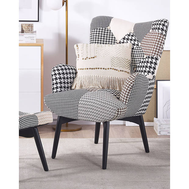 Beliani VEJLE - Fauteuil-Multicolor-Polyester