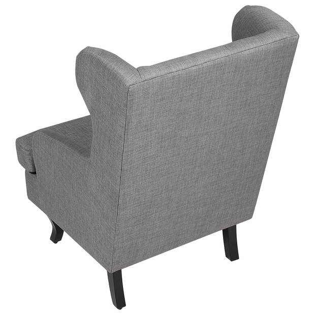 Beliani ALTA - Fauteuil-Grijs-Polyester