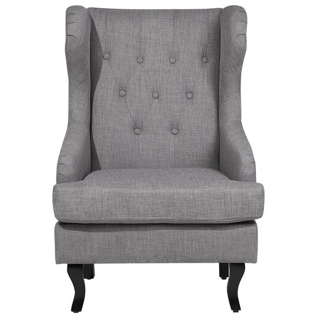 Beliani ALTA - Fauteuil-Grijs-Polyester