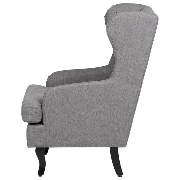 Beliani ALTA - Fauteuil-Grijs-Polyester