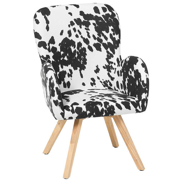 Beliani BJARN - Fauteuil-Wit-Polyester