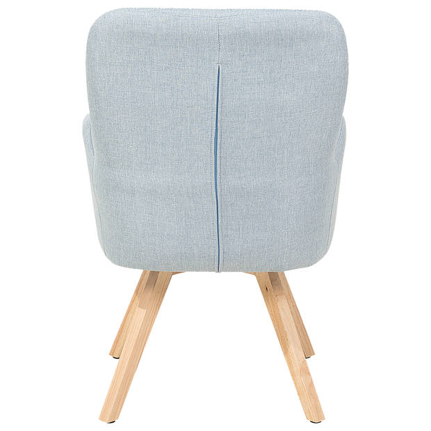 Beliani BJARN - Fauteuil-Blauw-Polyester