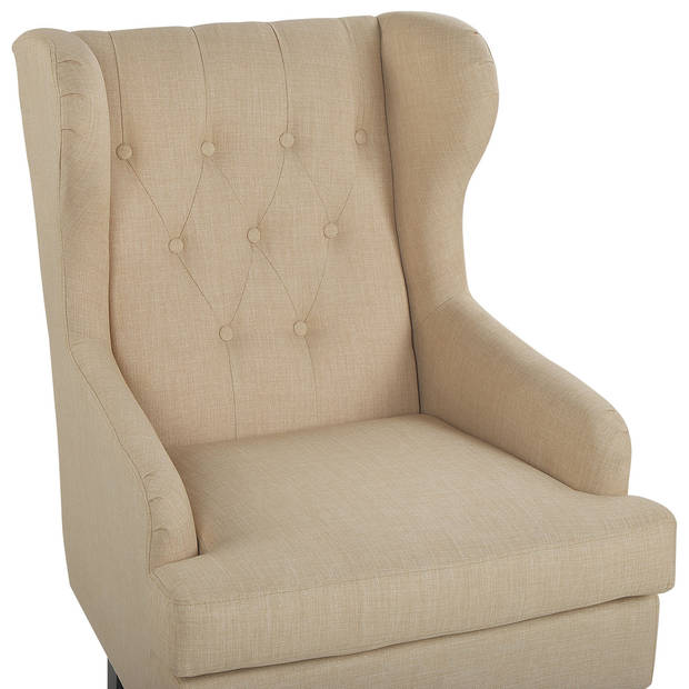 Beliani ALTA - Fauteuil-Beige-Polyester