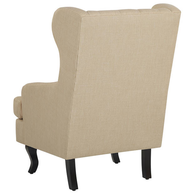 Beliani ALTA - Fauteuil-Beige-Polyester