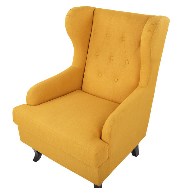 Beliani ALTA - Fauteuil-Geel-Polyester