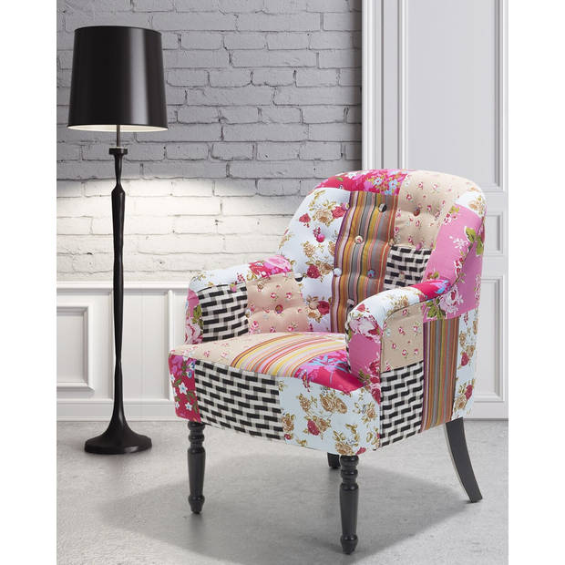 Beliani MANDAL - Fauteuil-Multicolor-Polyester