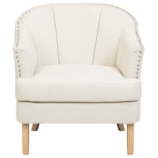 Beliani ELVERUM - Fauteuil-Beige-Polyester