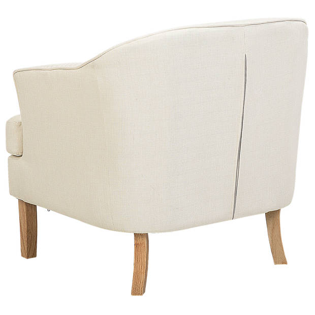 Beliani ELVERUM - Fauteuil-Beige-Polyester