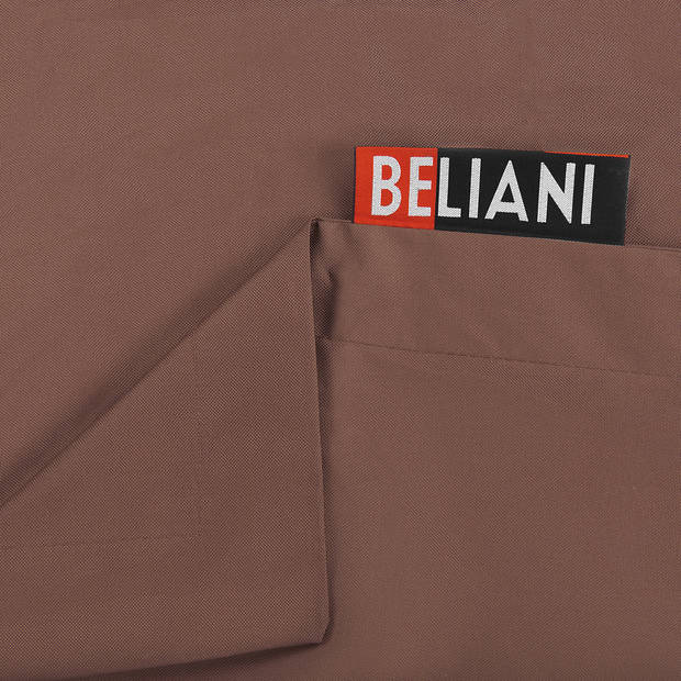 Beliani FUZZY - Grote zitzak-Bruin-Nylon