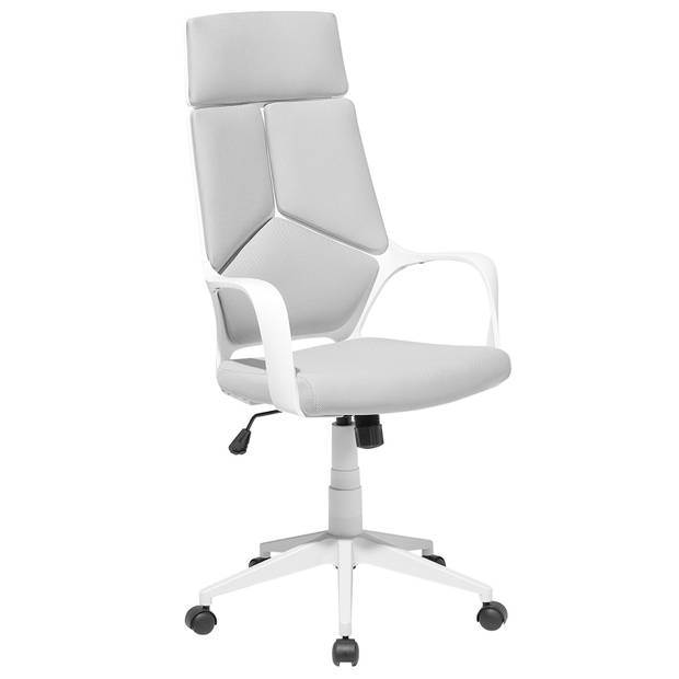 Beliani DELIGHT - Bureaustoel-Wit-Polyester