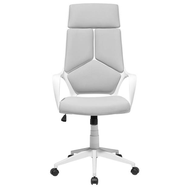 Beliani DELIGHT - Bureaustoel-Wit-Polyester