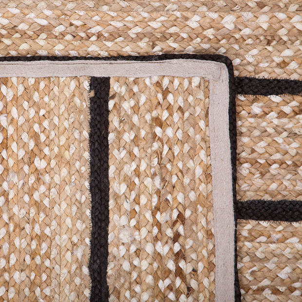 Beliani KARADONA - Laagpolig-Beige-Jute