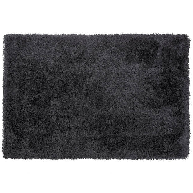 Beliani CIDE - Hoogpolig-Zwart-Polyester