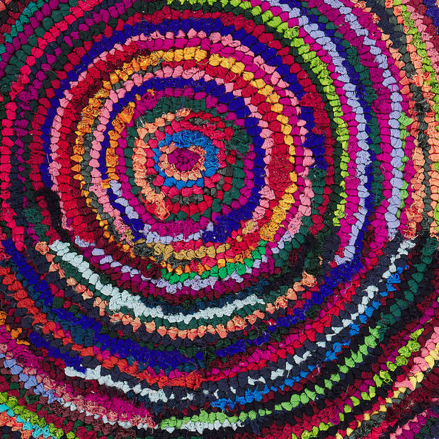 Beliani MALATYA - Laagpolig-Multicolor-Polyester