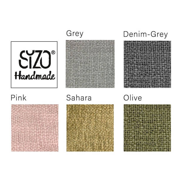 Sizo Handmade Plaid 130 x 170 cm - Grey