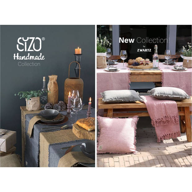 Sizo Handmade Plaid 130 x 170 cm - Grey
