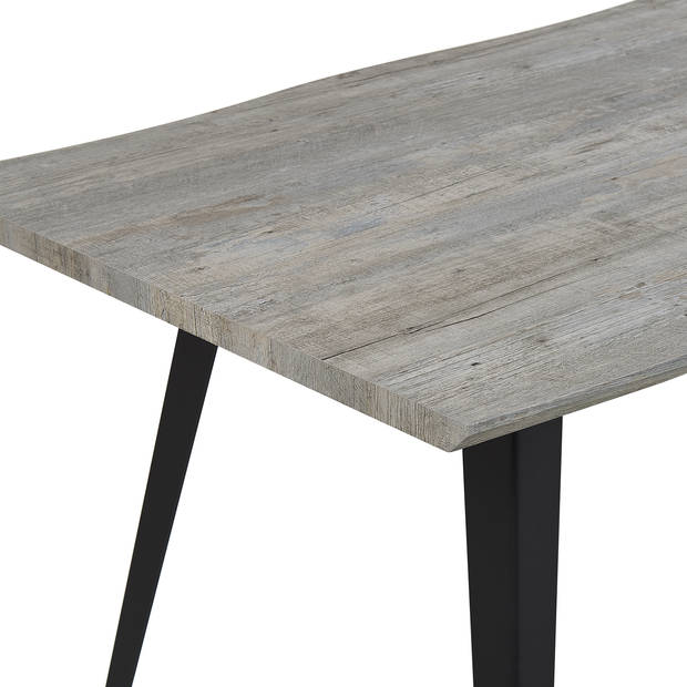 Beliani WITNEY - Eettafel-Grijs-MDF