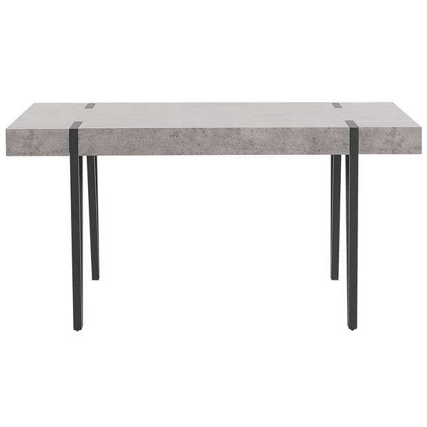 Beliani ADENA - Eettafel-Grijs-MDF