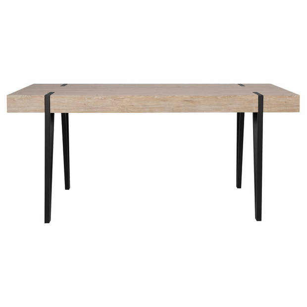 Beliani ADENA - Eettafel-Lichte houtkleur-MDF