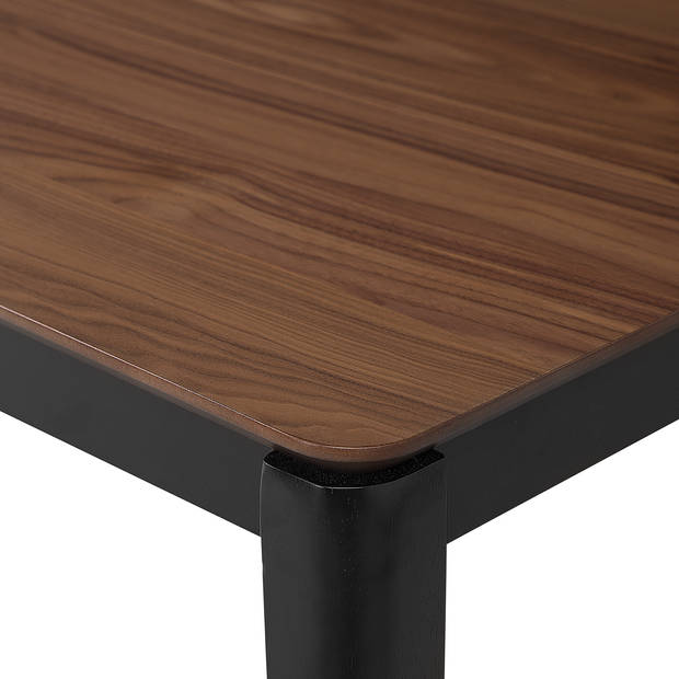 Beliani CEDAR - Eettafel-Donkere houtkleur-MDF