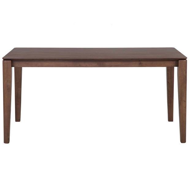 Beliani LOTTIE - Eettafel-Donkere houtkleur-MDF