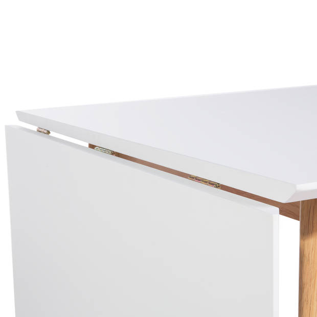 Beliani MEDIO - Inklapbare tafel-Wit-MDF