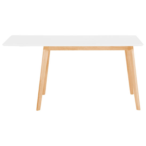 Beliani MEDIO - Inklapbare tafel-Wit-MDF