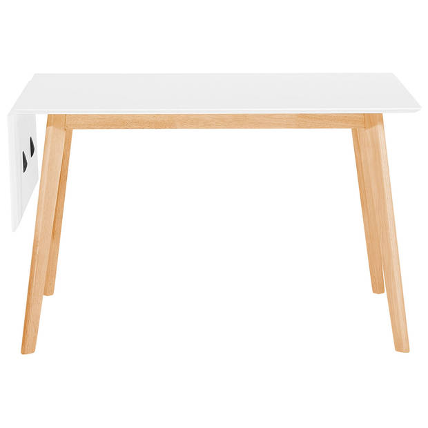 Beliani MEDIO - Inklapbare tafel-Wit-MDF