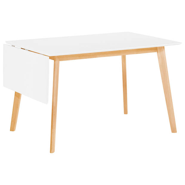 Beliani MEDIO - Inklapbare tafel-Wit-MDF