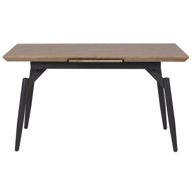 Beliani BARBOSA - Eettafel-Donkere houtkleur-MDF