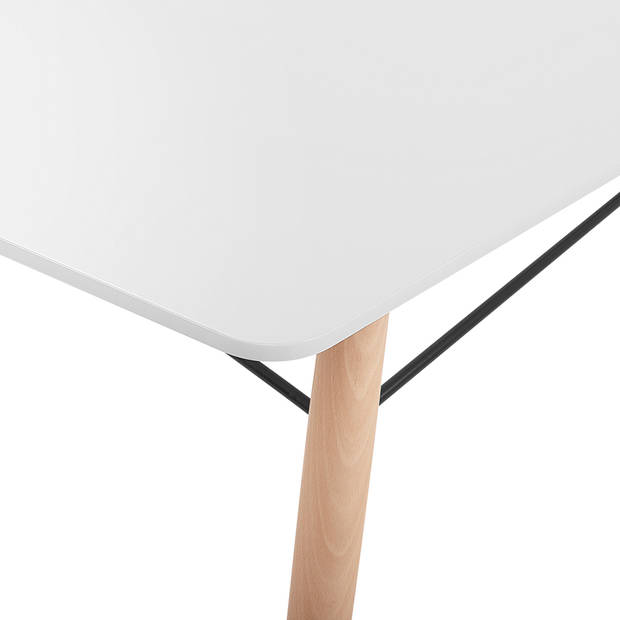 Beliani BIONDI - Eettafel-Wit-MDF