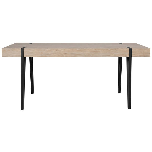 Beliani ADENA - Eettafel-Lichte houtkleur-MDF